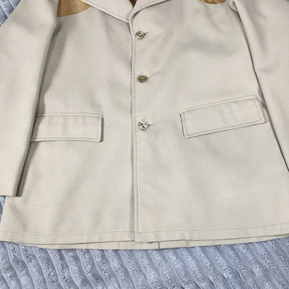 Vintage LAKELAND Men's size 44 Western style with elbow patches‎ jacket, blazer